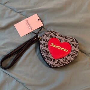 Juicy Couture Red Heart Wristlet